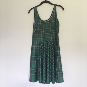 Green Plaid Blackmilk Dress
